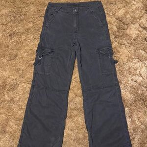 American Eagle Strech Cargo Pants Black Size 4